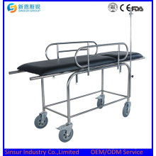 China Medizinisches Instrument Edelstahl Billig Transport Stretcher